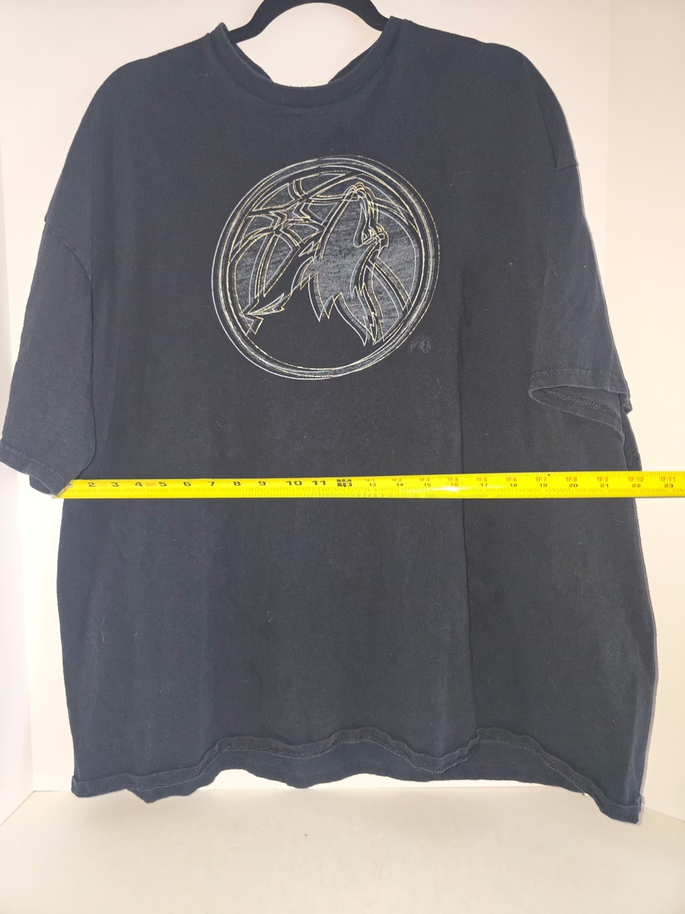 Minnesota timberwolves NBA black tea shirt 3XL